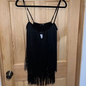 Fringe bodysuit from Fashion Nova